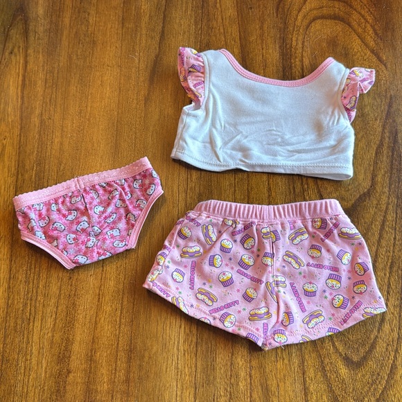 Hello Kitty Build-a-Bear Pajamas Set - Picture 2 of 2